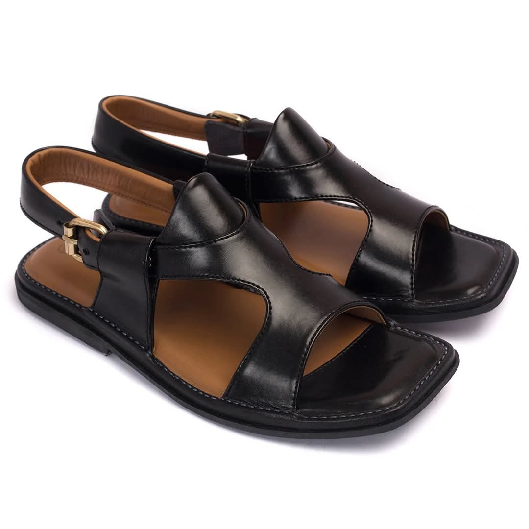 Black Panjedar Chappal