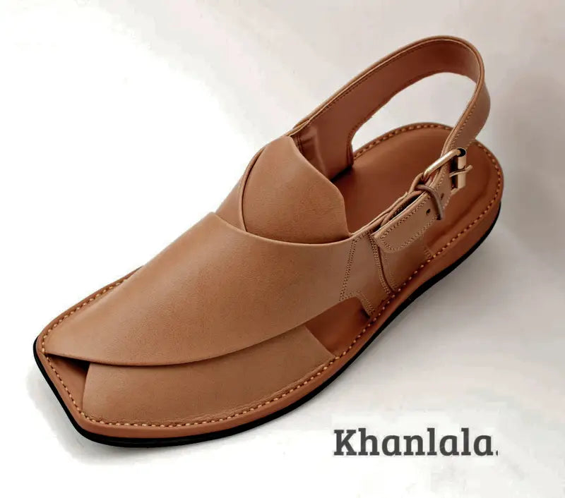 King Round Zardari Brown Chappal